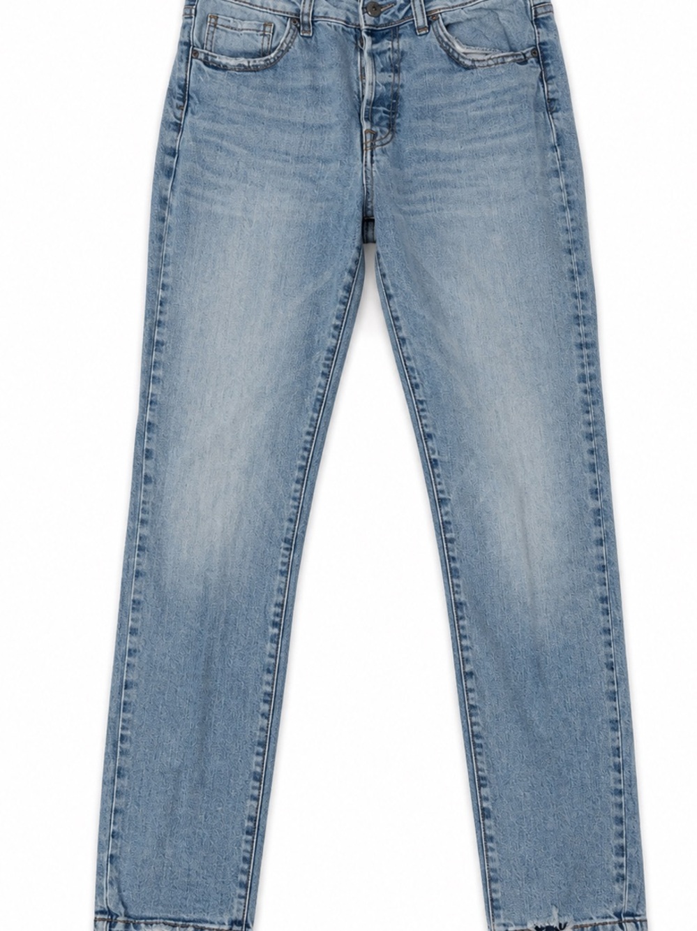 Sneak Peek Light Blue Straight Leg Jeans - Women